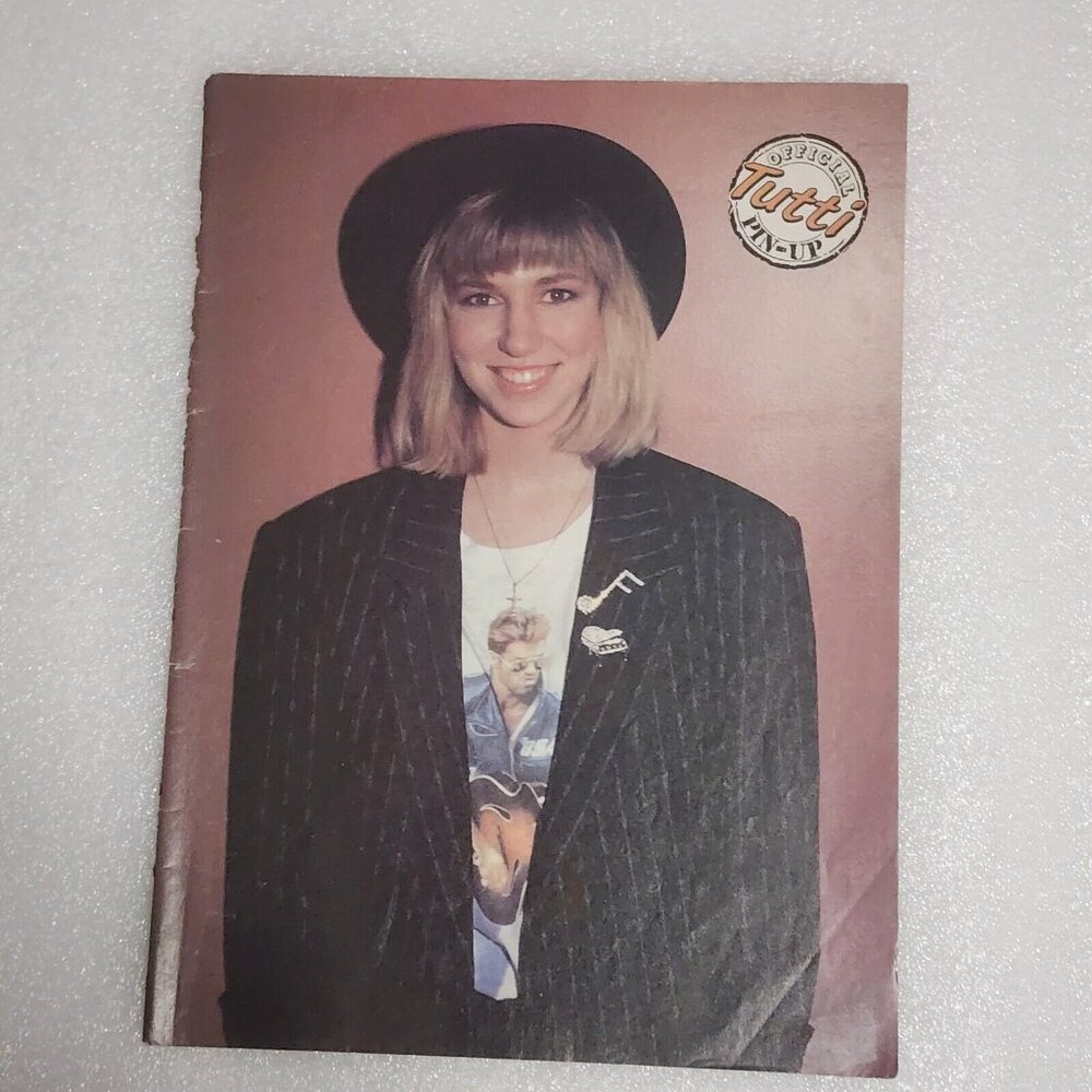 Debbie Gibson Kirk Cameron double-sided poster pinup clipping vintage 8x10 1990s